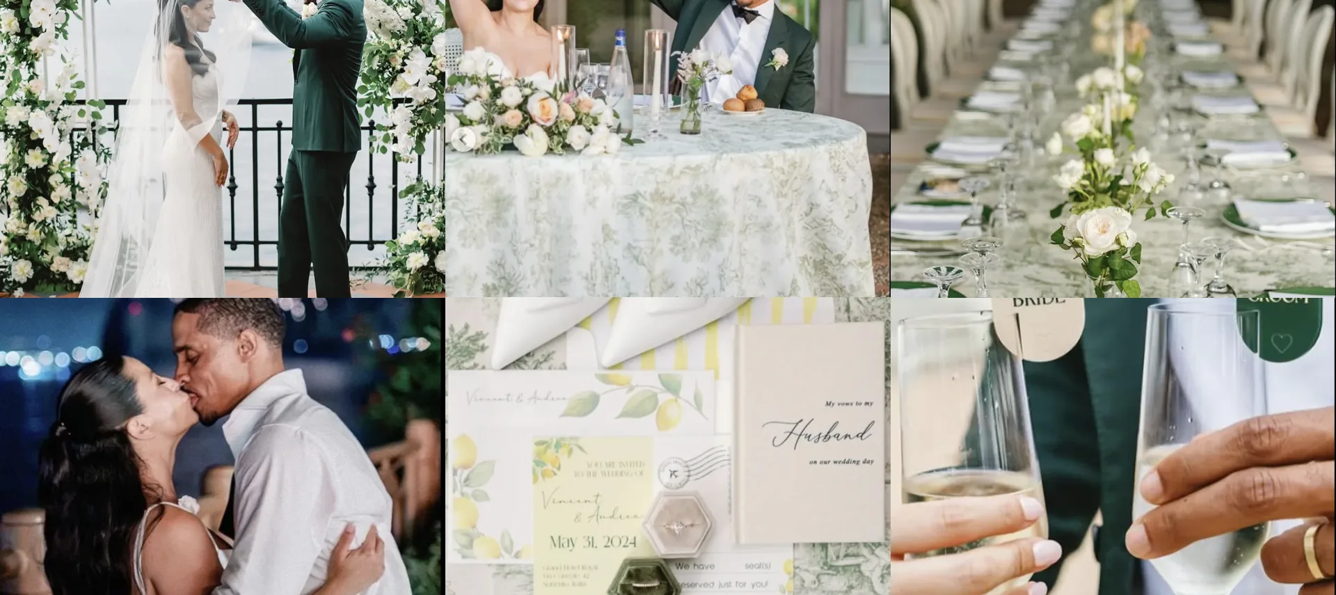The Grand Hotel Royale — collage of event photography